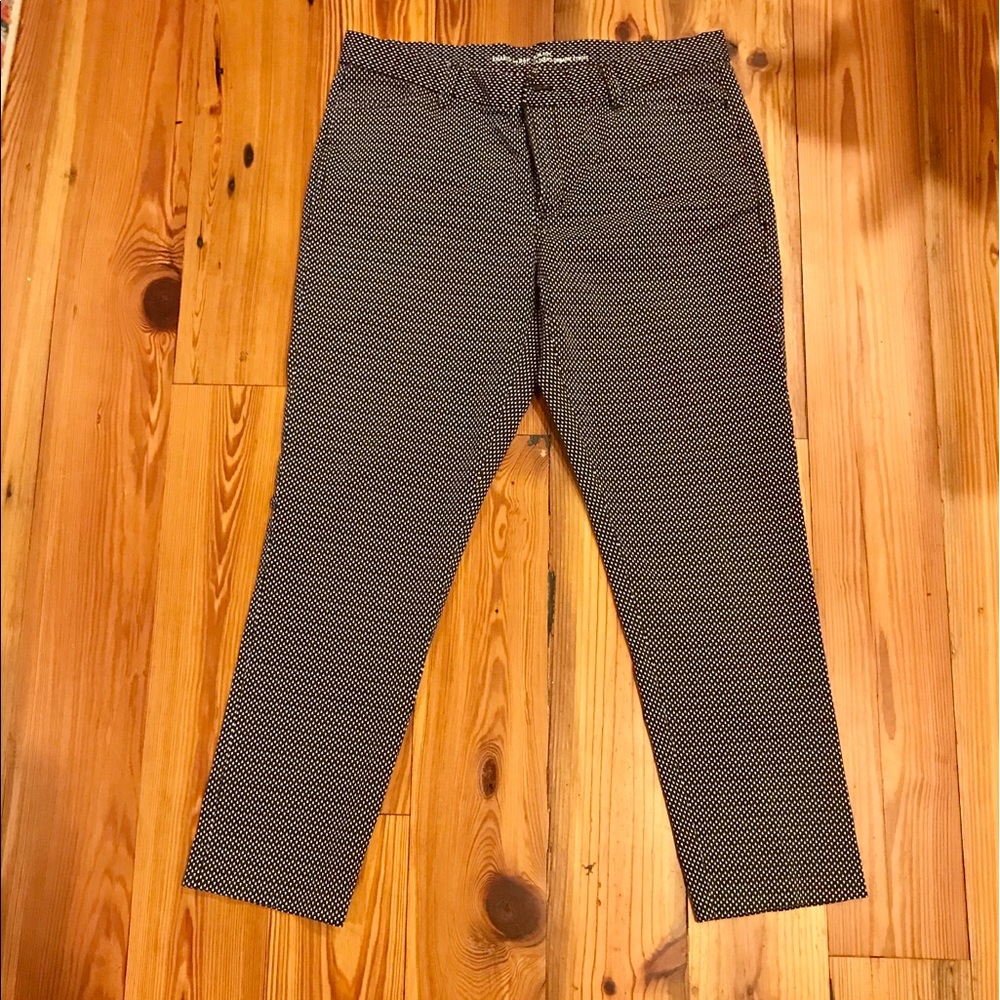 Gap Navy and White Khakis Size 10